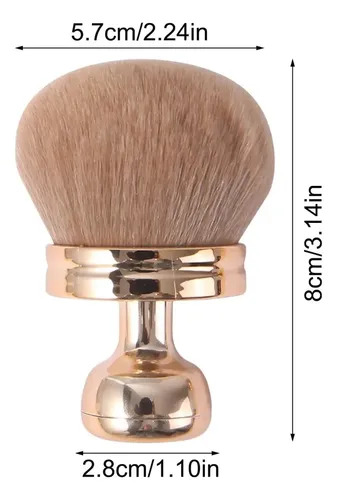 Set 2 Brochas Maquillaje Cuerpo Extra Grandes