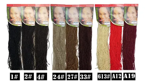 Pelo Cabello Kanekalon Afro Rizado, Rizo Rulo Trenzado 60cm