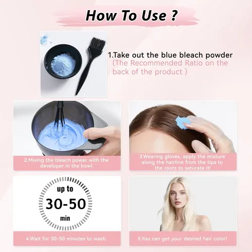 Polvo Decolorante Para Cabello Juanchi Profesional 500g