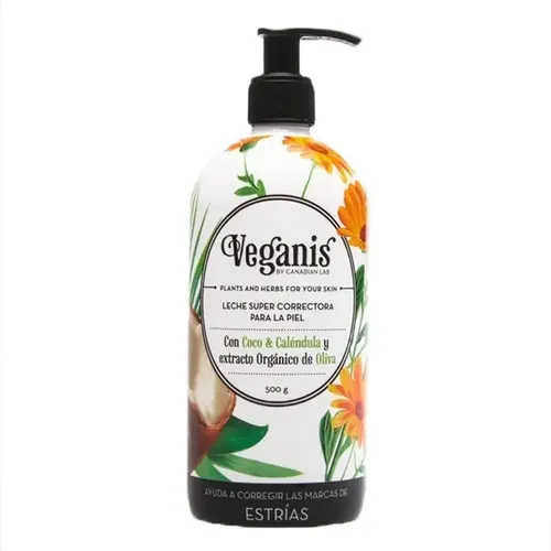 Leche Corporal Super Correctora Coco Y Caléndula 500 ml Veganis