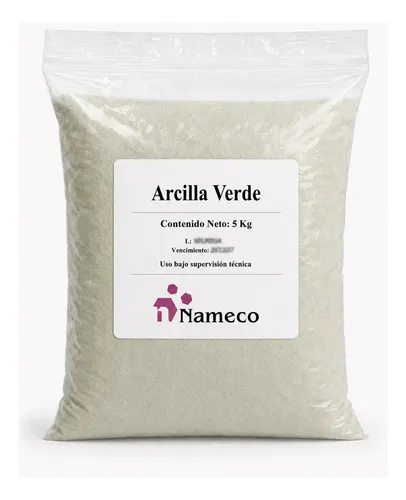 Arcilla Verde (bentonita) – 5 Kg – Uso Cosmetico