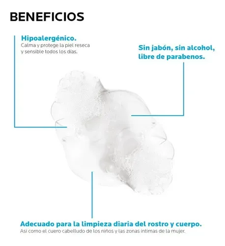 Gel Limpiador La Roche Posay Rostro Cuerpo Piel Mixta