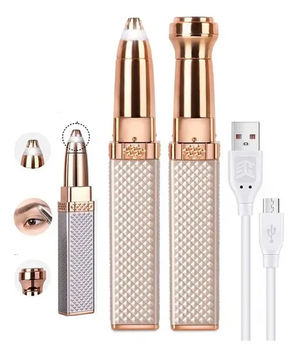 Depilador Facial 2 En 1 Recargable Lápiz Labial Wod