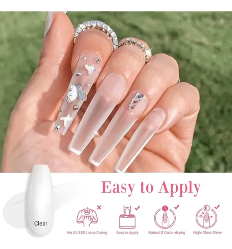 Kit De Reparación De Uñas Transparentes 28 G 10 Ml