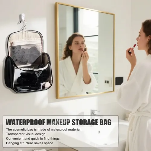 Kit Estuche Maquillajes 13 Pinceles +skincare Esponjas Negro