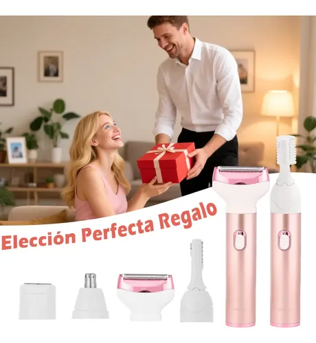 Depiladora Electrica Mujer 4 En 1 Rasuradora Mujer Portátil