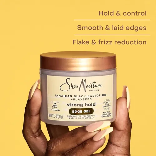 Gel Control Bordes Sheamoisture Fuerte Linaza Y Ricino 3.5