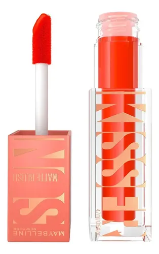 Rubor Líquido Maybelline Sunkisser Blush Matte Spritzy Orange