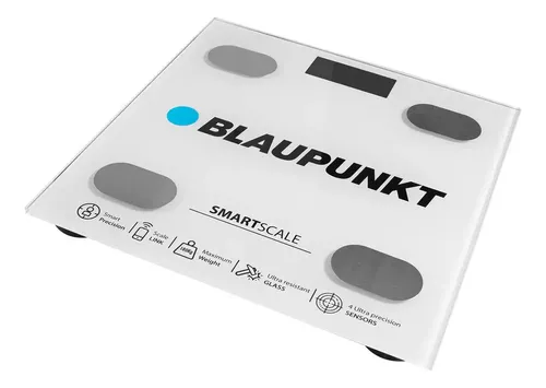 Balanza Digital Blaupunkt Smart Scale App Para Seguimiento Color Blanco