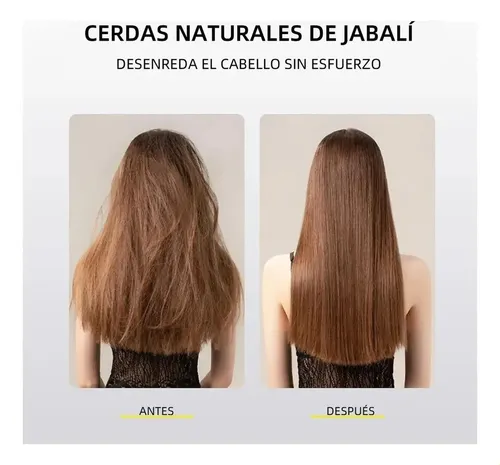 Cepillo Jabalí Masaje Cabello Yhya
