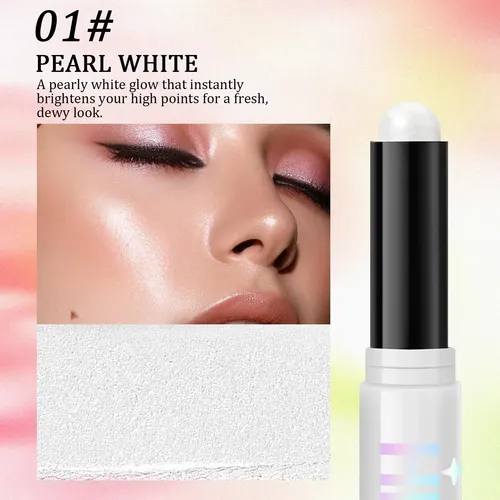 Face Cream Highlighter Stick, Shimmer Glow Face & Body