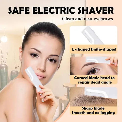 Rasuradora Facial Recargable Mujer 2 En 1 Piel Suave