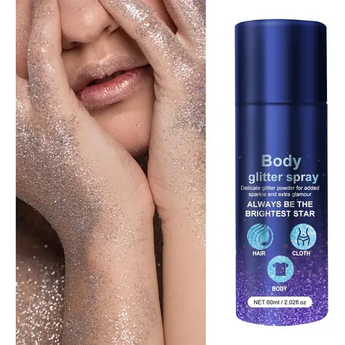 3 Body Glitter Spray Glitter Hairspray Para El Cabello Ropa
