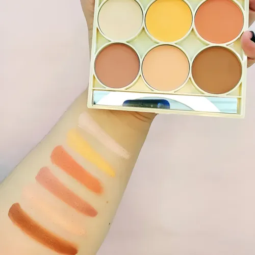 Paleta Concealer Corrector Facial Belle Grace 6 Tonos