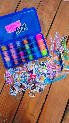 Combo Stand Completo Glitter Bar Tatu Brillos Strass