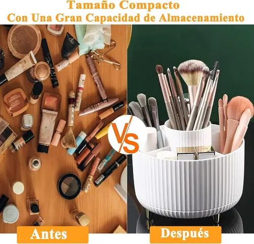 Organizador De Maquillaje Cosméticos Giratorio 360°