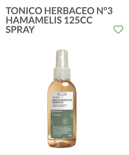 Tonico Locion Astringente Descongestiva Piel Grasa O Acne
