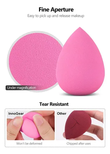 Innogear Esponja De Maquillaje, 10 Esponjas De Maquillaje Ju