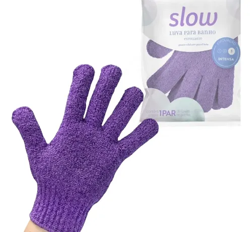 Guante Exfoliante Para Ducha Lanossi Violeta Slow