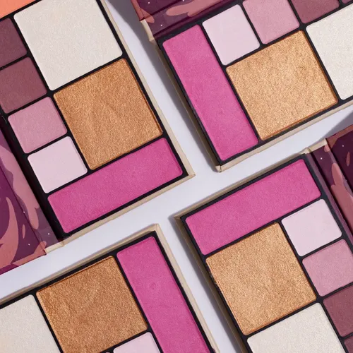 Paleta Para Make Up Rostro Moonshine Xulu Cosmeticos