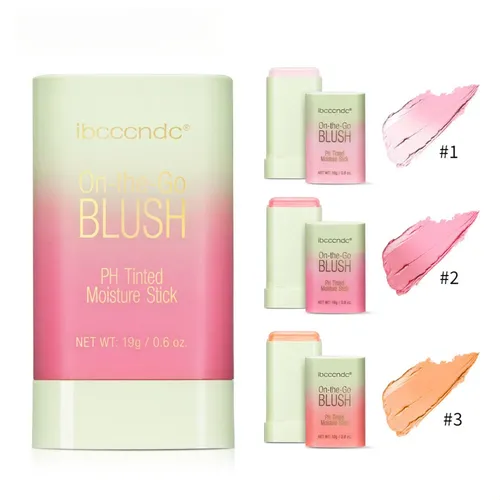 Kit 3 Rubor: Shy Pink,hot Red,coral Orange Fácil Aplicación