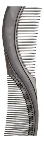 Peine Dúo Basicare Para Cabello Mojado 12.5cm Pequeño Dientes Liso