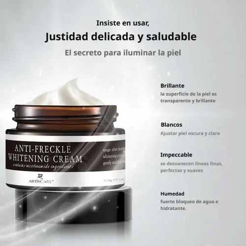 Crema Blanqueadora Para Manchas Oscuras, Antipecas,