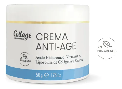Crema Anti-age Con Ácido Hialurónico, Liposomas De Colágeno