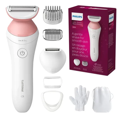 Afeitadora Eléctrica Philips Lady Brl146/00 7 Accesorios