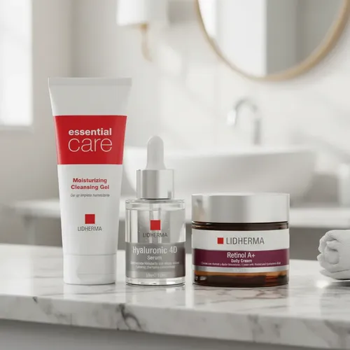 Rutina Skincare Piel Mixta Antiage Retinol Lidherma