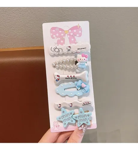 B Accesorio Moda Pasador Cabello Diseño Hello Kitty B