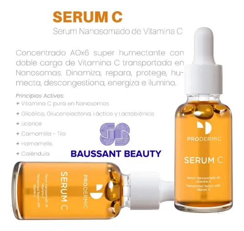Serum C Nanosomado De Vitamina C Pura 30ml Prodermic