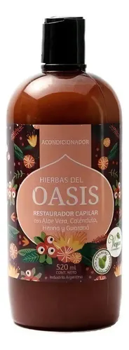 Acondicionador restaurador Oasis Libre De Parabenos, Aptos Veganos