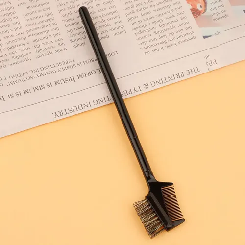 1 Peine Reutilizable Doble Punta Para Cejas Y Pestañas