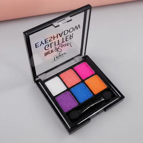 Paleta De 6 Glitter Eyeshadow Tejar