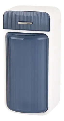 Organizador De Brochas Y Maquillaje Colgante – Antipolvo Color Azul