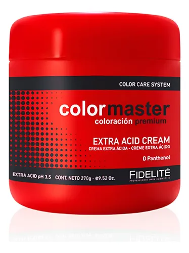 Baño De Crema Extra Acido Fidelite Color Master X 270grs