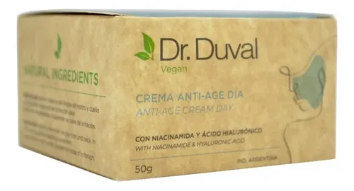 Dr. Duval Crema Facial Día Antiage Niacinamida Vegana Para Todo Tipo De Piel