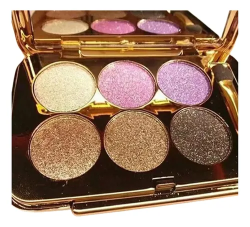 Paleta De Sombras Glitter Dorada Impeccablery #01
