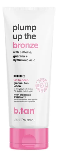 Loción Autobronceadora B.tan Dark Gradual Plump 240 Ml Con H