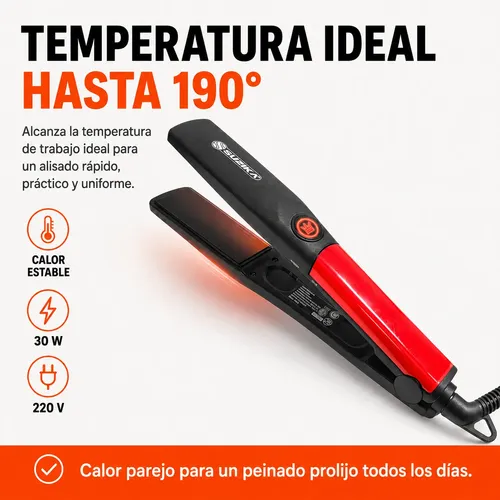 Plancha De Pelo Planchita Para Pelo Cabello 30w Suzika Pl048