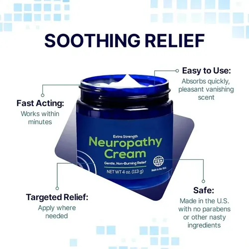 Crema Extra Fuerte Para El Alivio De La Neuropatía X 2