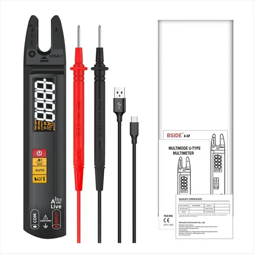 Pinza Amperimétrica Digital U0 Dc Ac 100a, Alicates Amperíme
