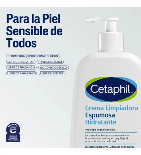 Crema Limpiadora Espumosa Hidratante Cetaphil 473 Ml