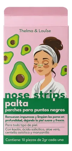 Thelma&louise Bandas Para Nariz Estampa Palta