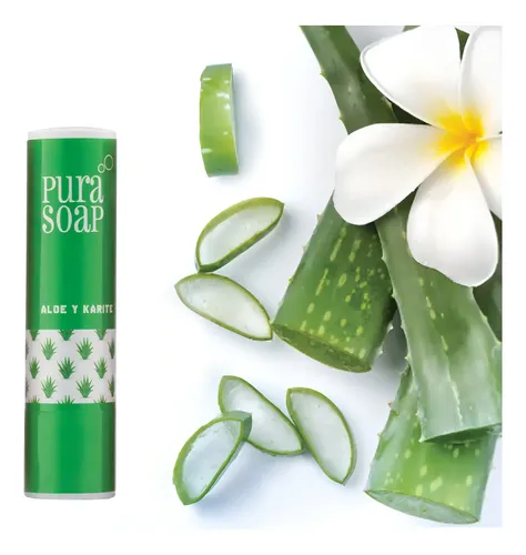 Balsamo Labial Hidratante Aloe Vera Pura Soap
