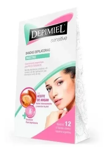 Bandas Depilatorias Rostro Depimiel Sensitive 1 Caja X 12 Un