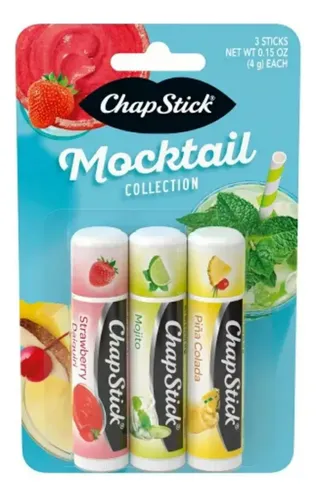 Chapstick Balsamo Labial Mocktail Collection Pack X3