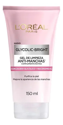 Gel Limpiador Glycolic Bright Antimanchas 150ML L’oréal Paris
