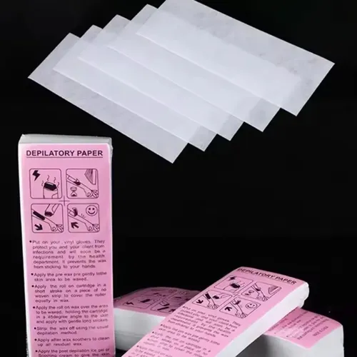 500 Piezas De Papel Depilatorio No Tejido Para Mujeres Y Hom